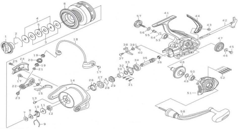 shimano calcutta 400b parts diagram