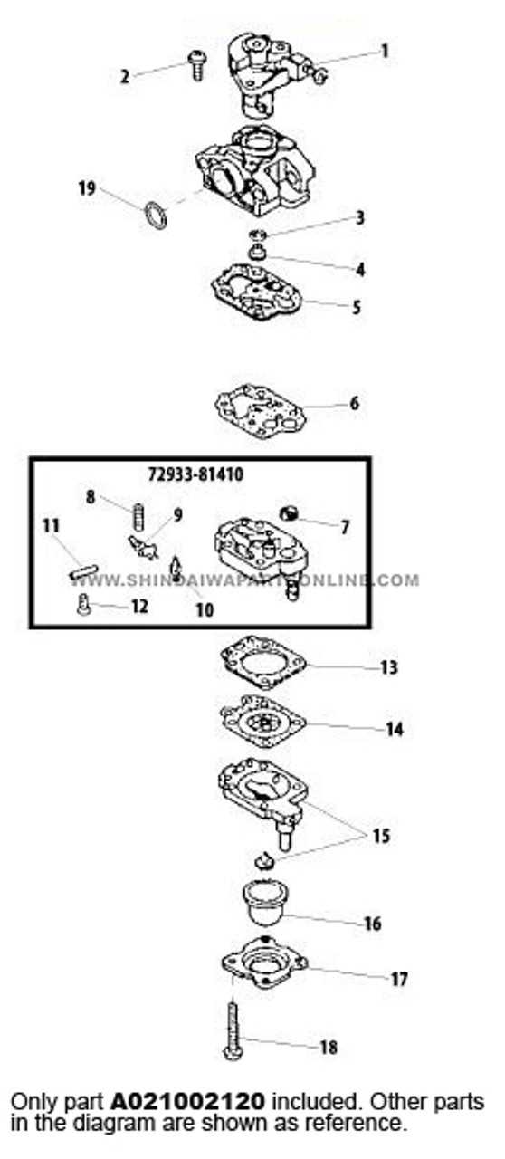 shindaiwa parts diagram