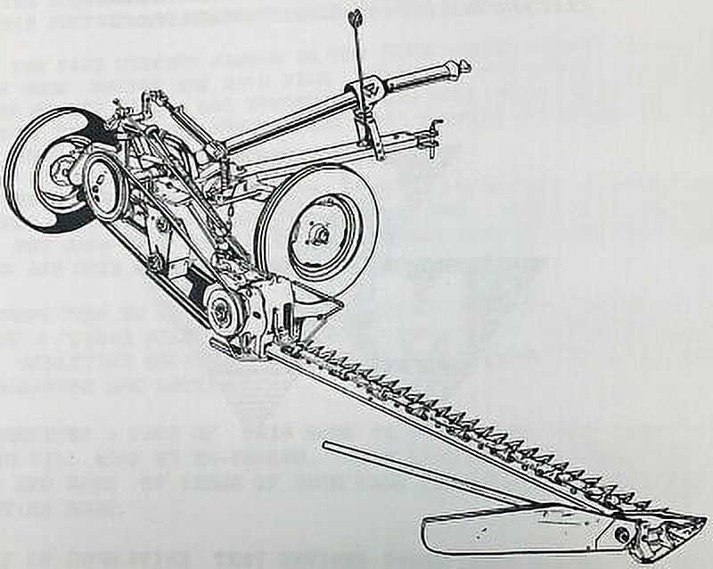 sickle bar mower parts diagram