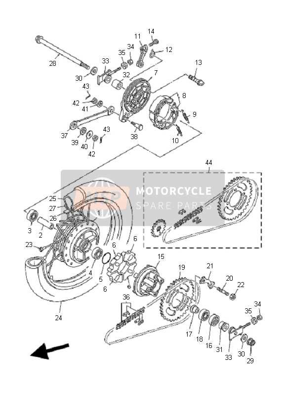 sim yamaha parts diagram