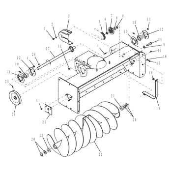 simplicity snow blower parts diagram