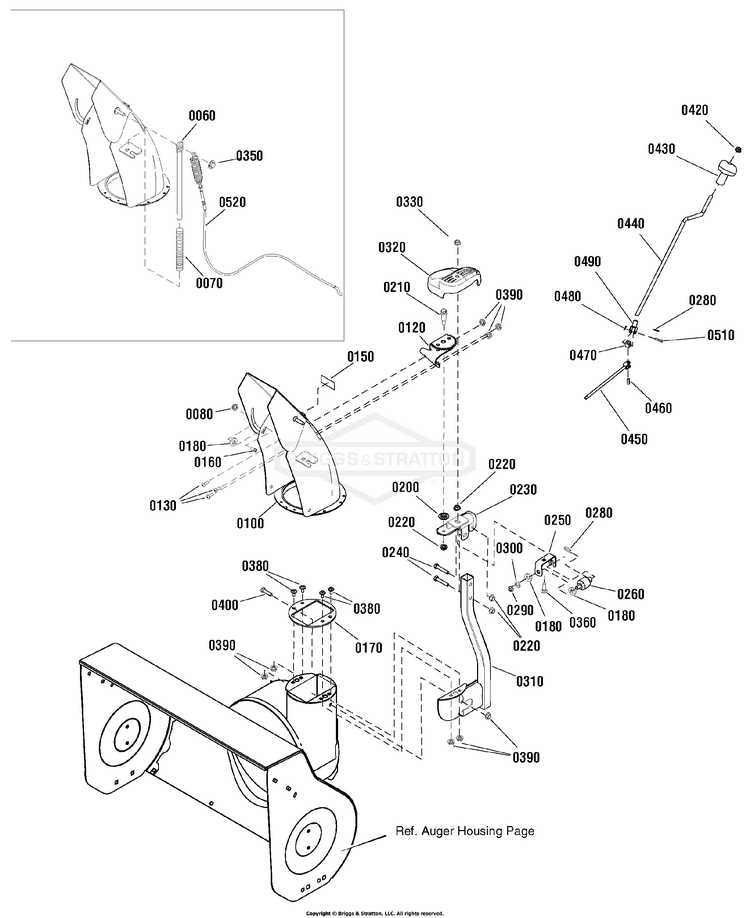 simplicity snowblower parts diagram