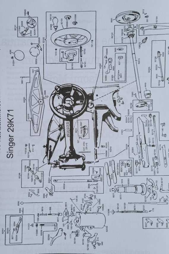 singer 29k parts diagram