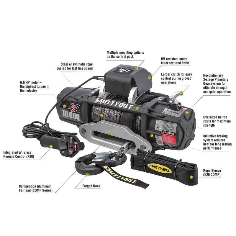 smittybilt xrc8 winch parts diagram