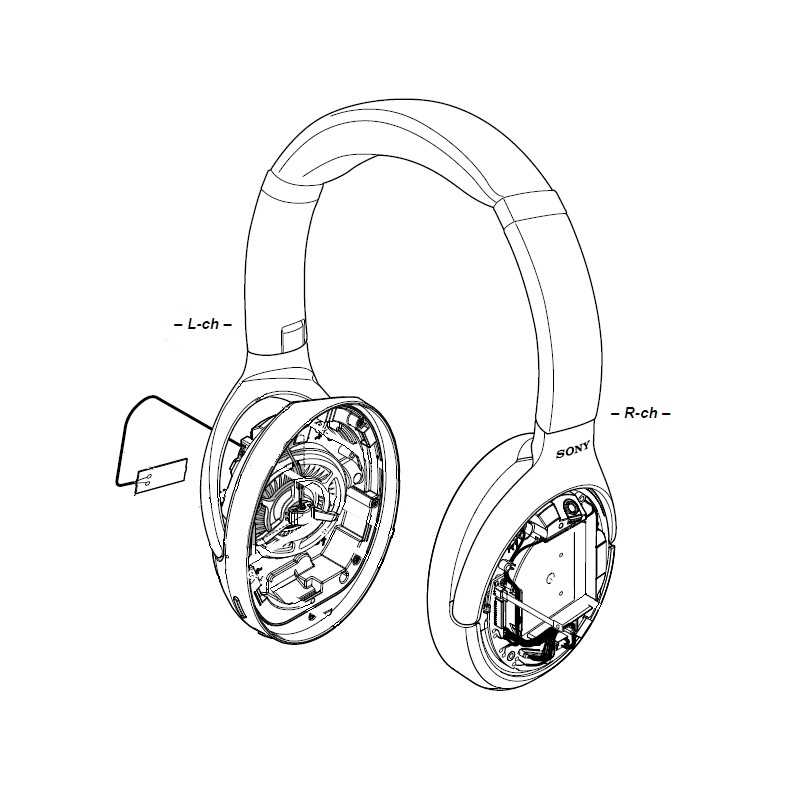 sony wh 1000xm4 parts diagram