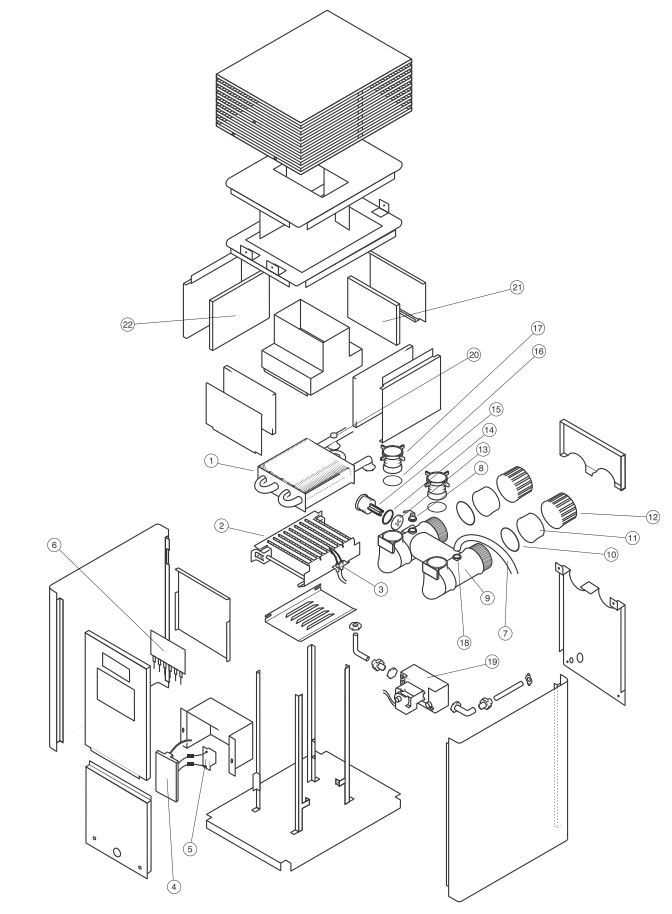 space heater parts diagram