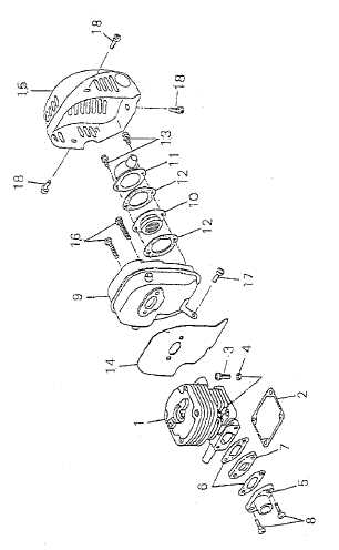 stihl 012 av chainsaw parts diagram