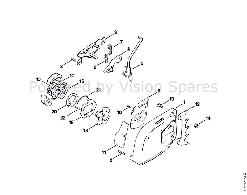 stihl 031 parts diagram