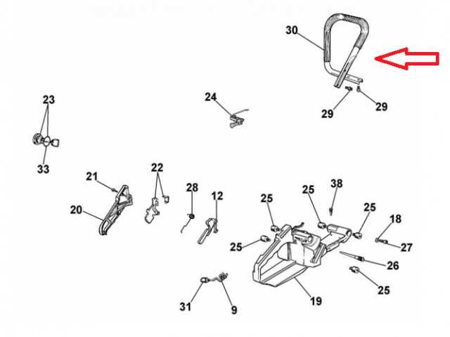 stihl 038 av parts diagram