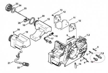 stihl 250 parts diagram