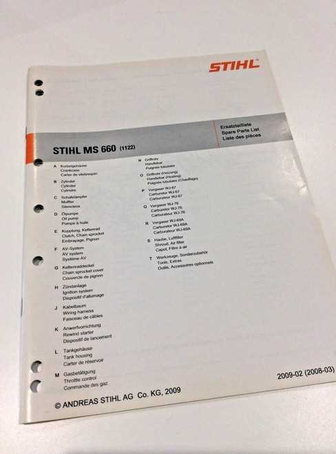 stihl 660 parts diagram