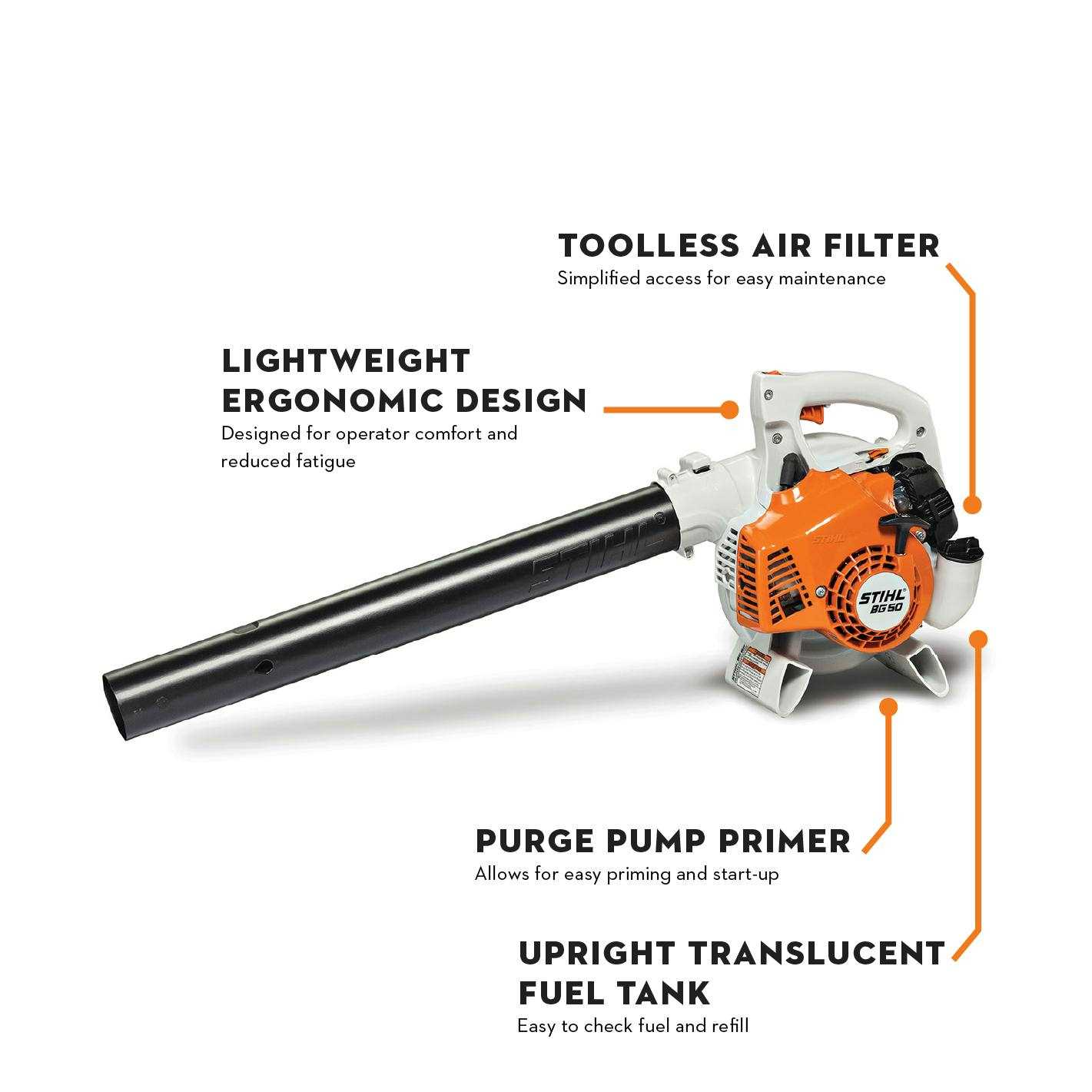 stihl bg 86 leaf blower parts diagram