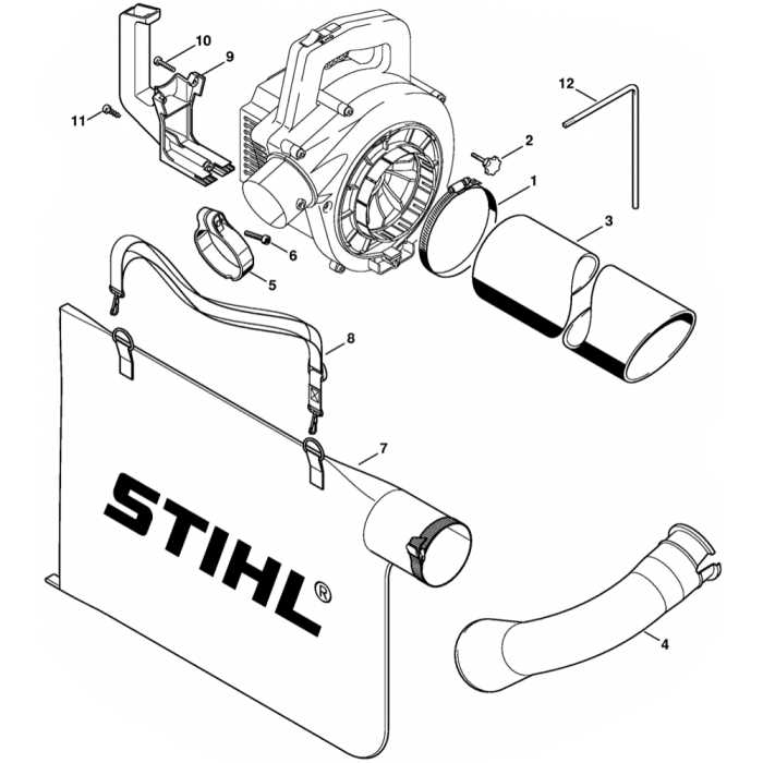 stihl bg55 blower parts diagram