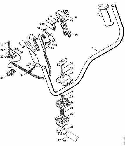 stihl fs 110 parts diagram