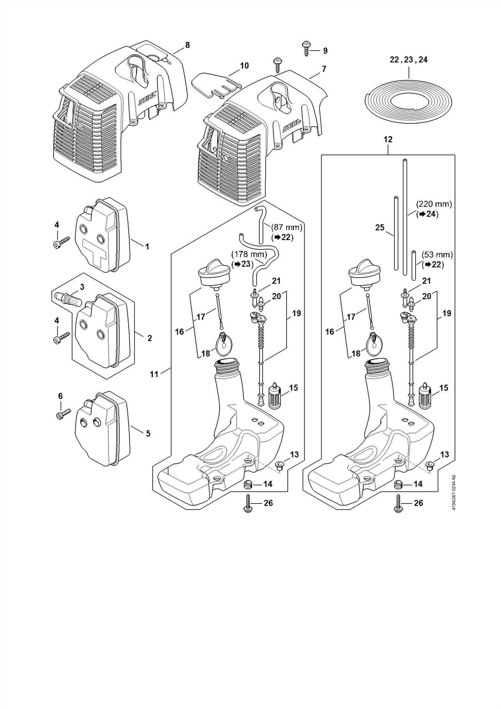 stihl fs 250 parts diagram