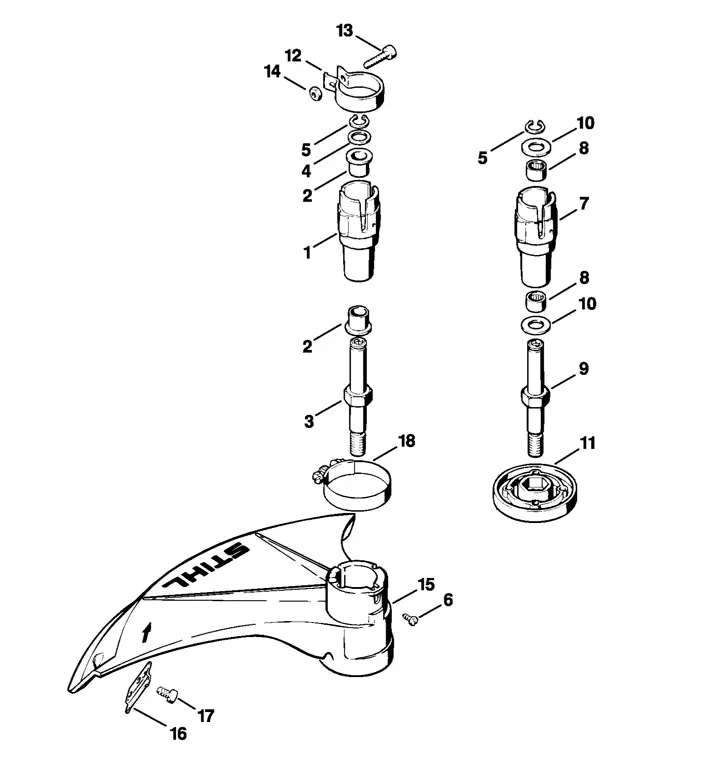 stihl fs100rx parts diagram