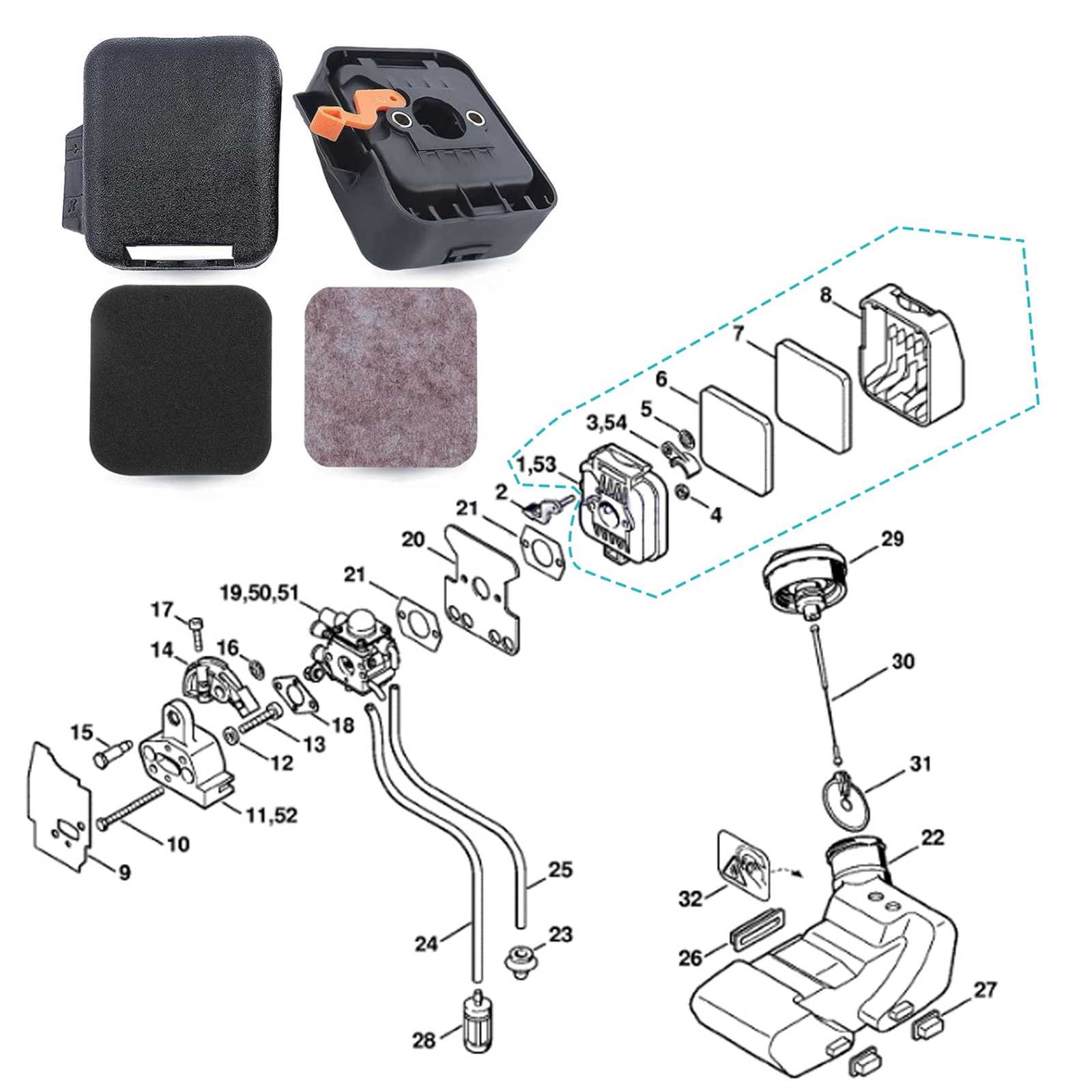 stihl km 131 parts diagram