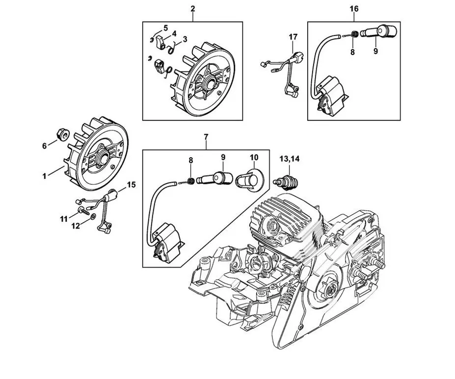 stihl ms 250 c parts diagram