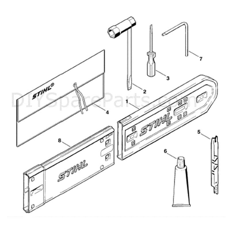 stihl ms290 chainsaw parts diagram