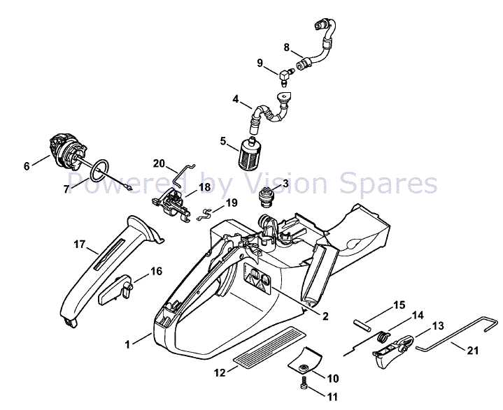 stihl ms391 parts diagram