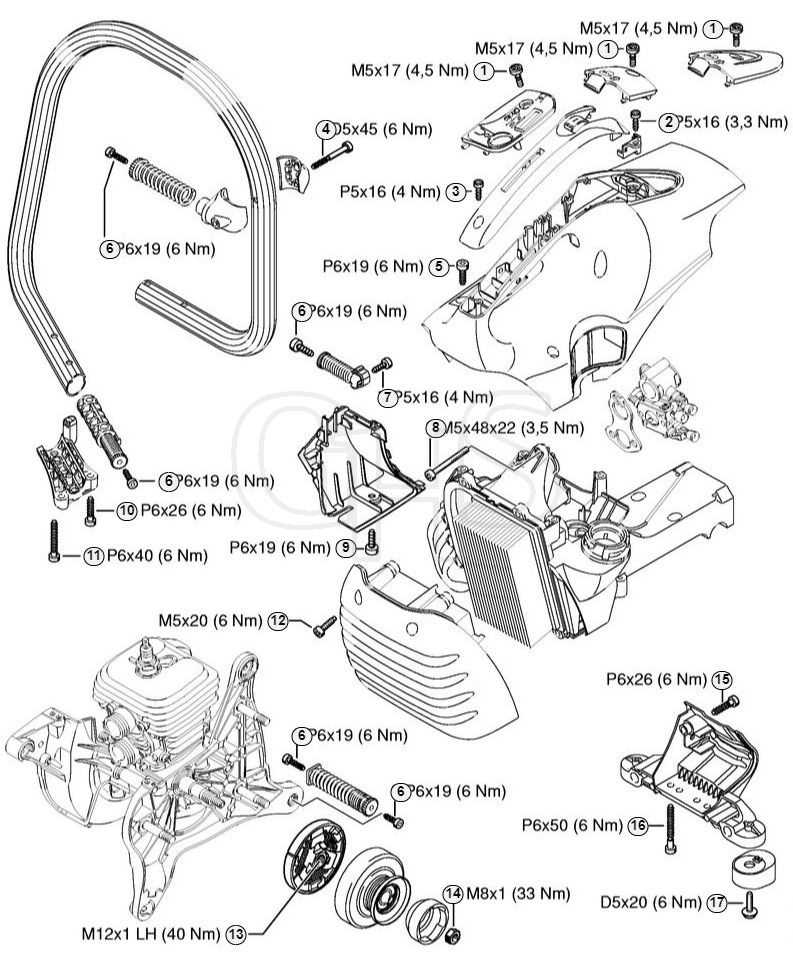 stihl ts 440 parts diagram