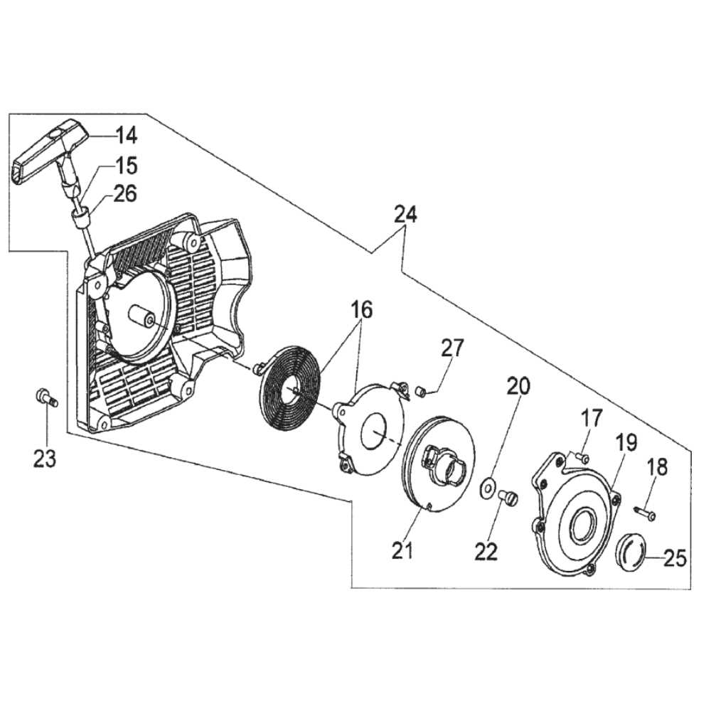 stihl ts350 parts diagram