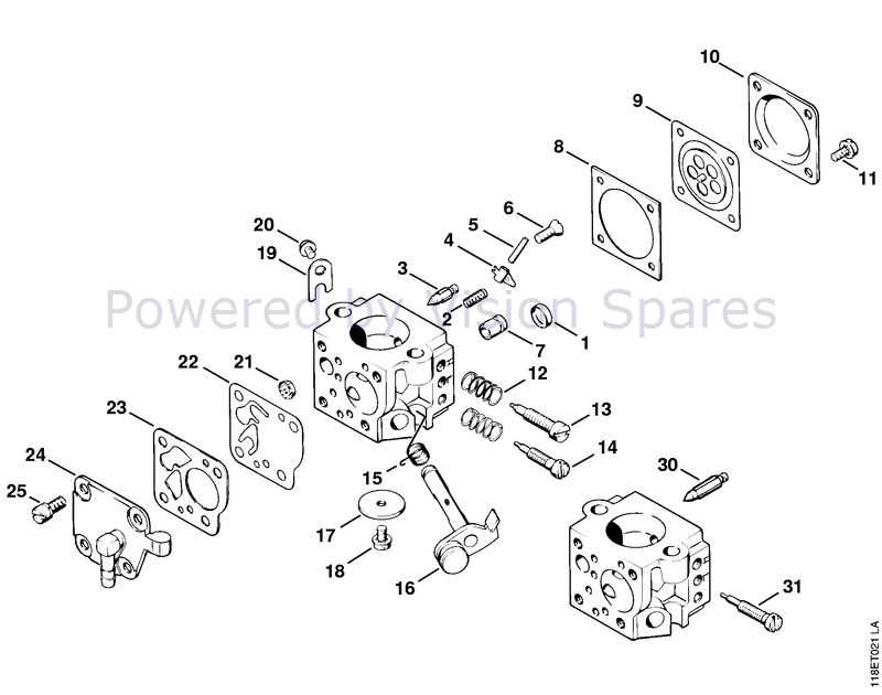 stihl wood boss 028 av parts diagram