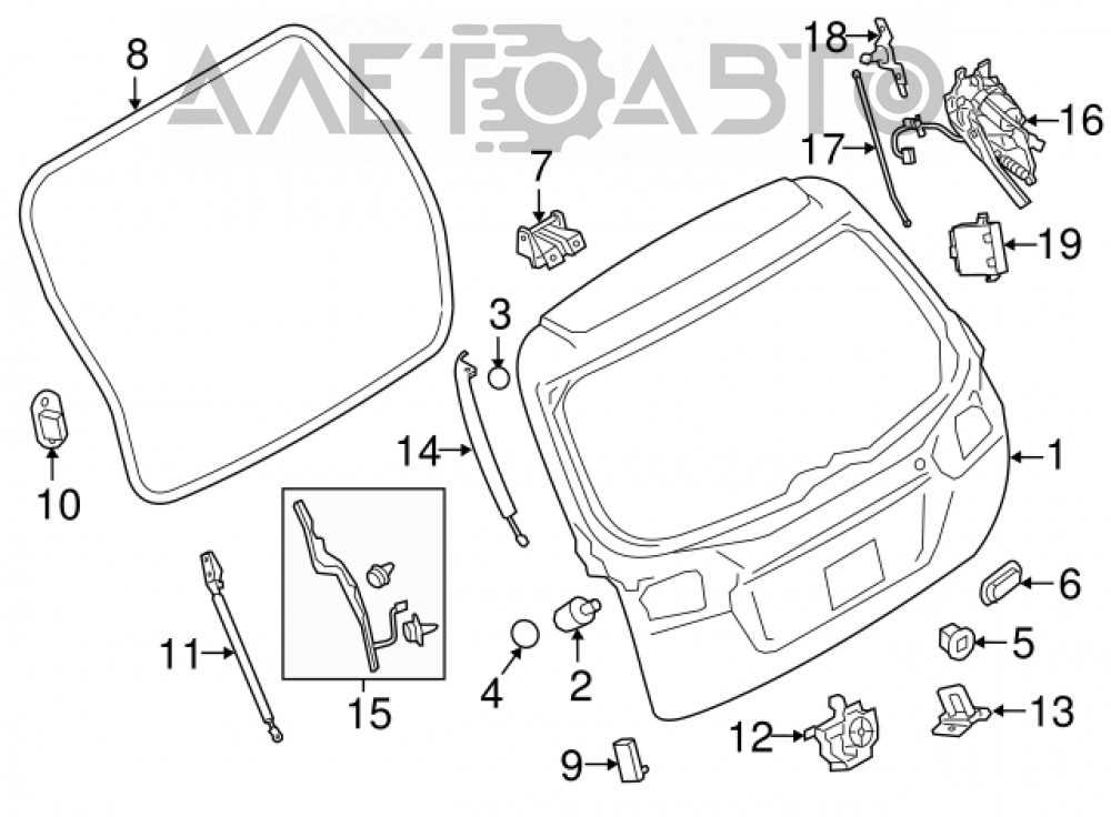 subaru outback parts diagram