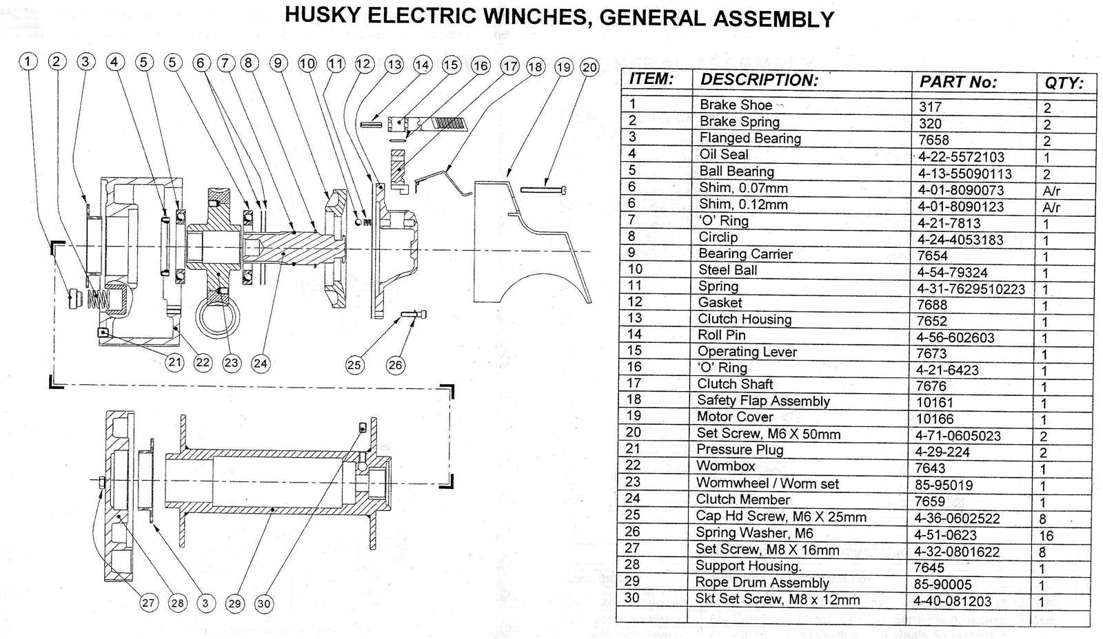 superwinch parts diagram