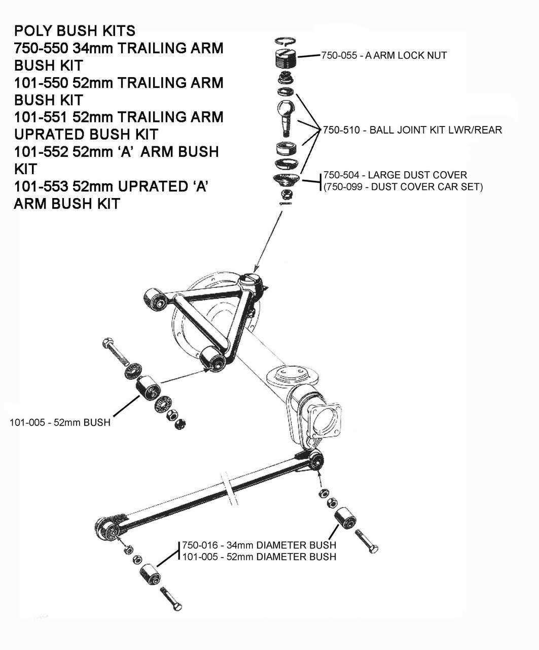 suspension system parts diagram