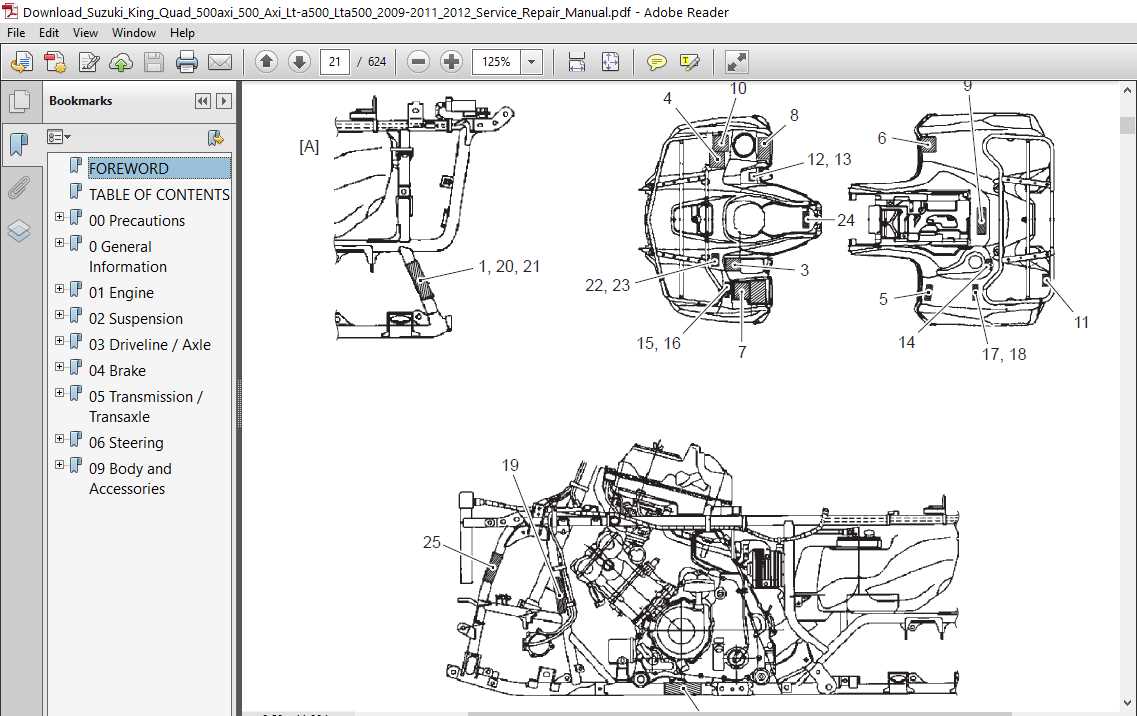 suzuki king quad 500 parts diagram