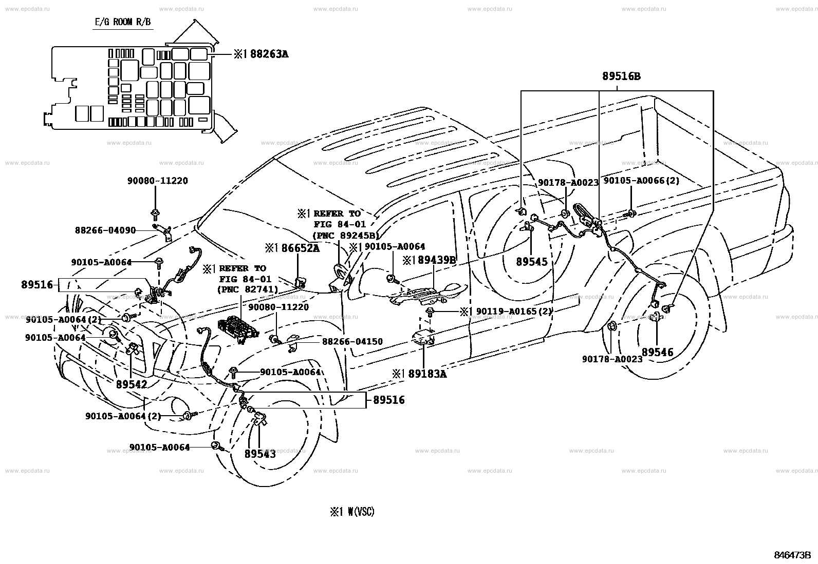 tacoma body parts diagram