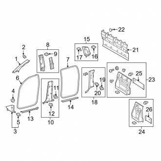 tacoma body parts diagram