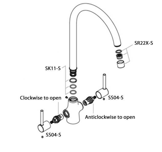 tap parts diagram