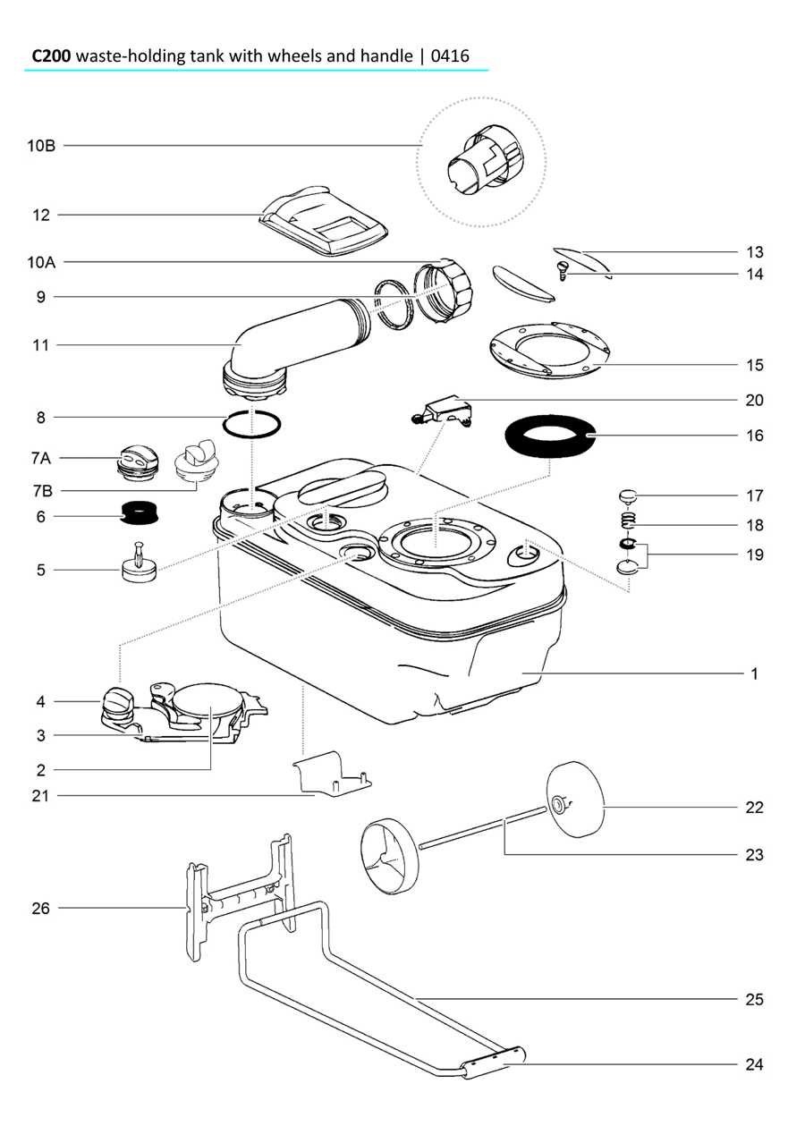 thetford rv toilet parts diagram