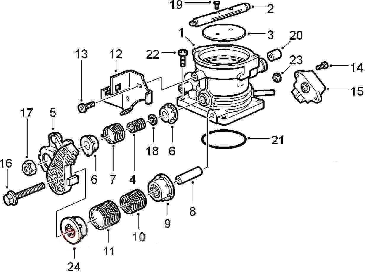 throttle body parts diagram