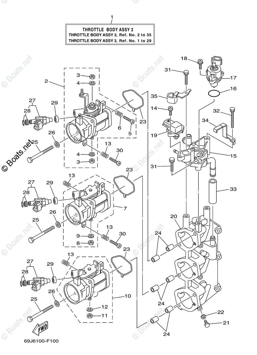 throttle body parts diagram