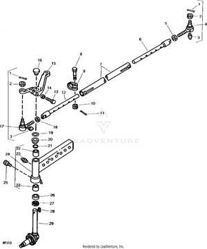 tie rod parts diagram