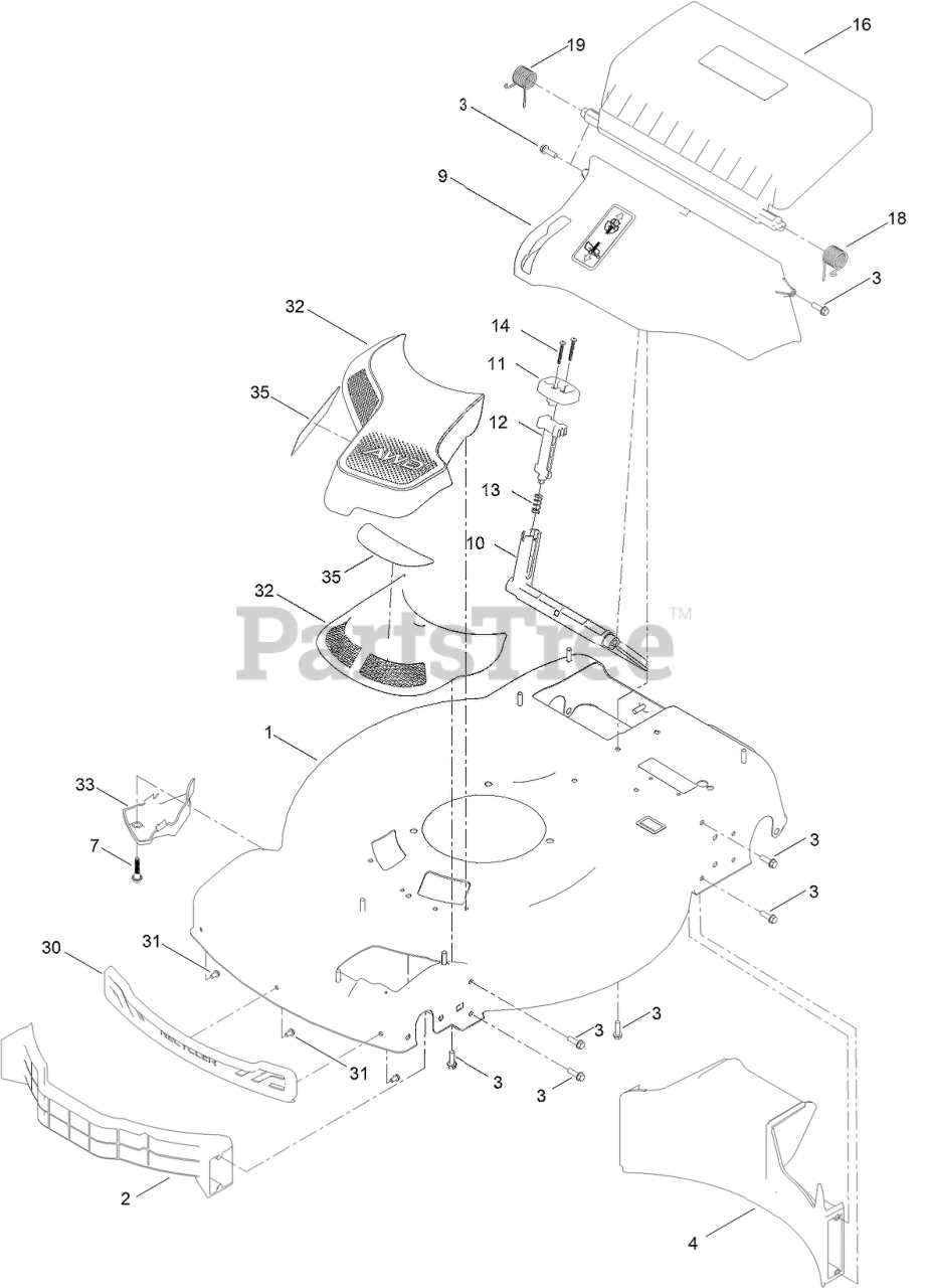 toro 21462 parts diagram