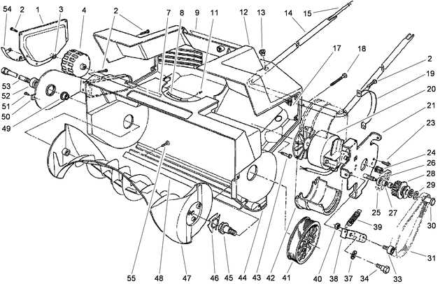 toro 524 parts diagram