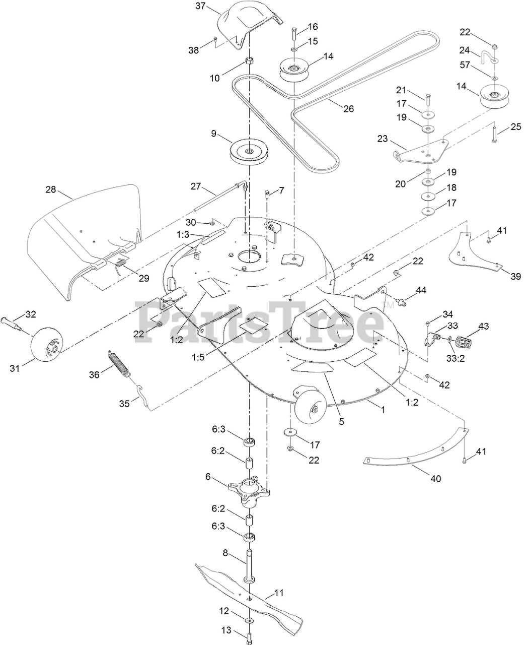 toro 75742 parts diagram