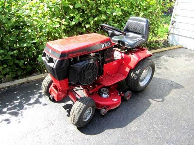 toro riding mower parts diagram