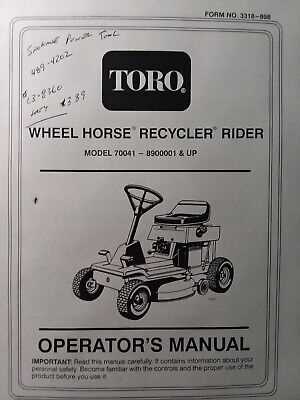 toro wheel horse 8 25 parts diagram