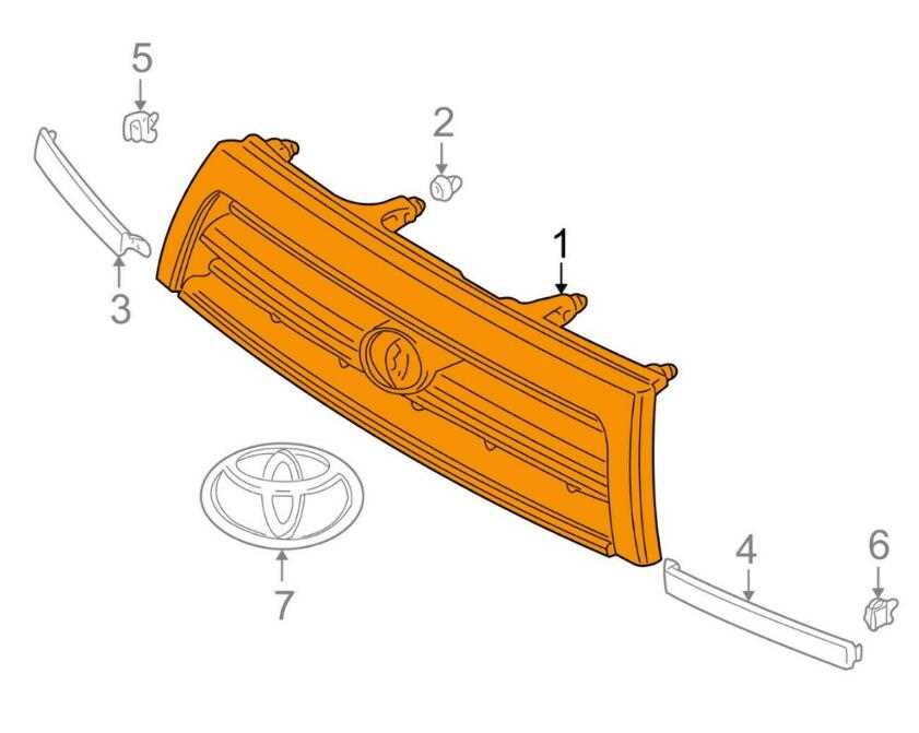 toyota 4runner parts diagram