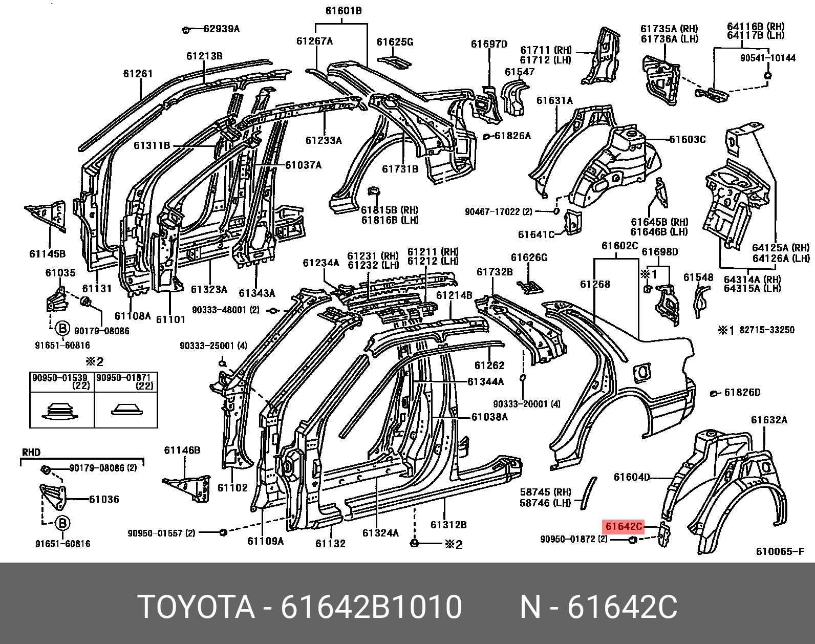 toyota body parts diagram