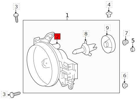 toyota fj cruiser parts diagram