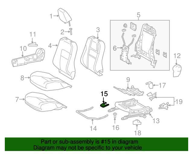 toyota highlander body parts diagram