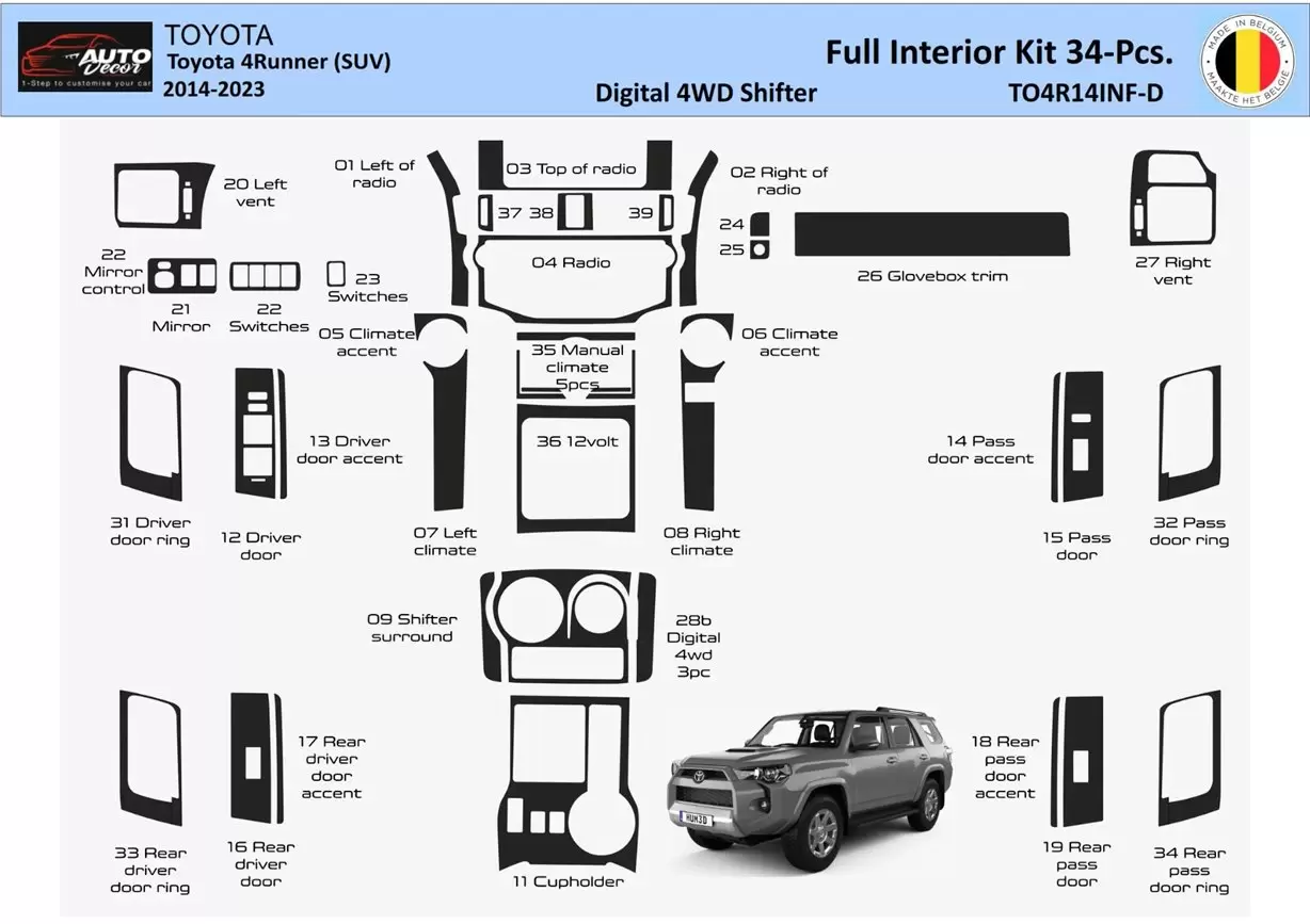 toyota parts diagram 4runner