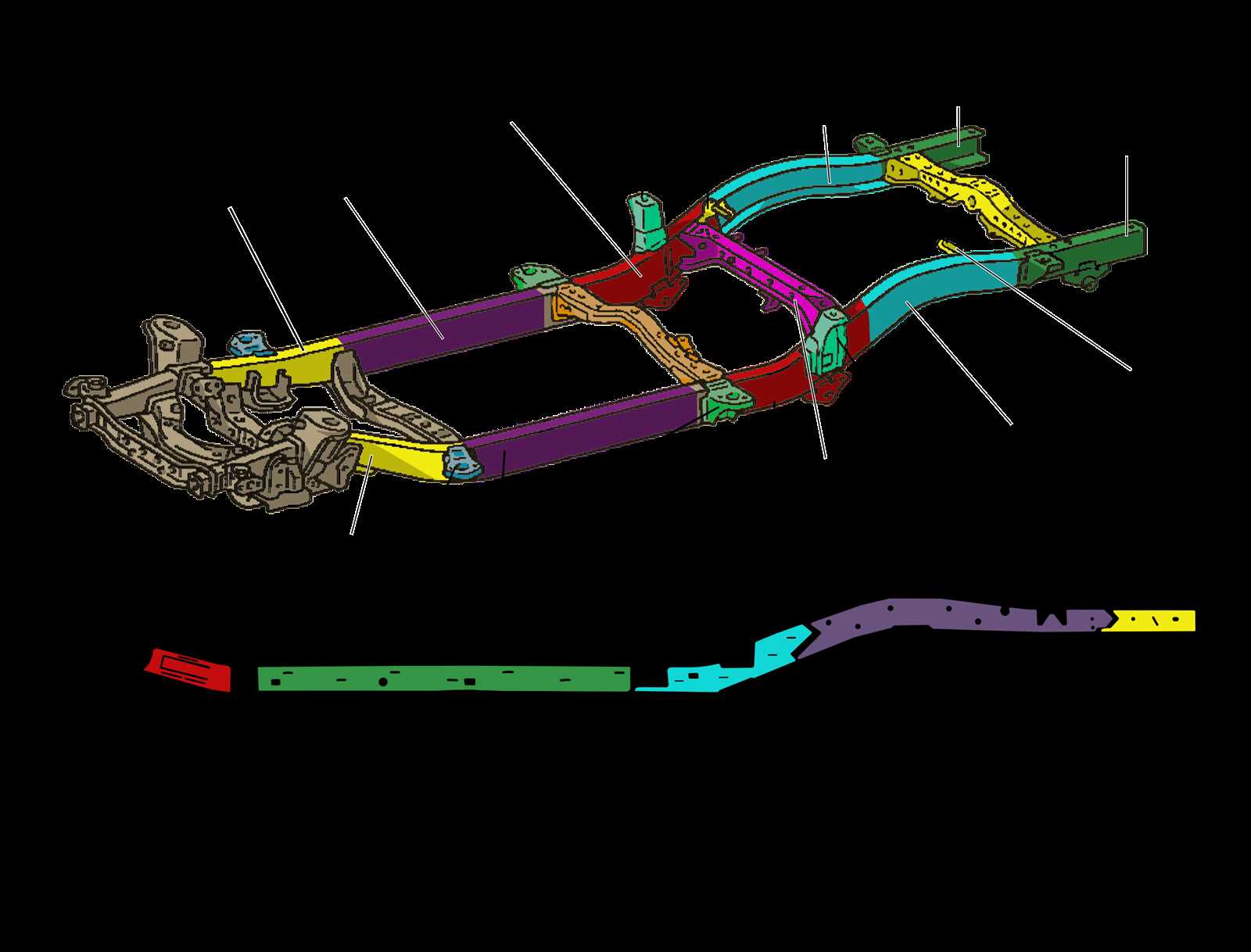 toyota pickup parts diagram