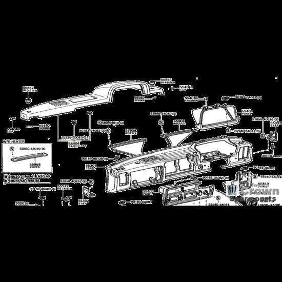 toyota pickup parts diagram